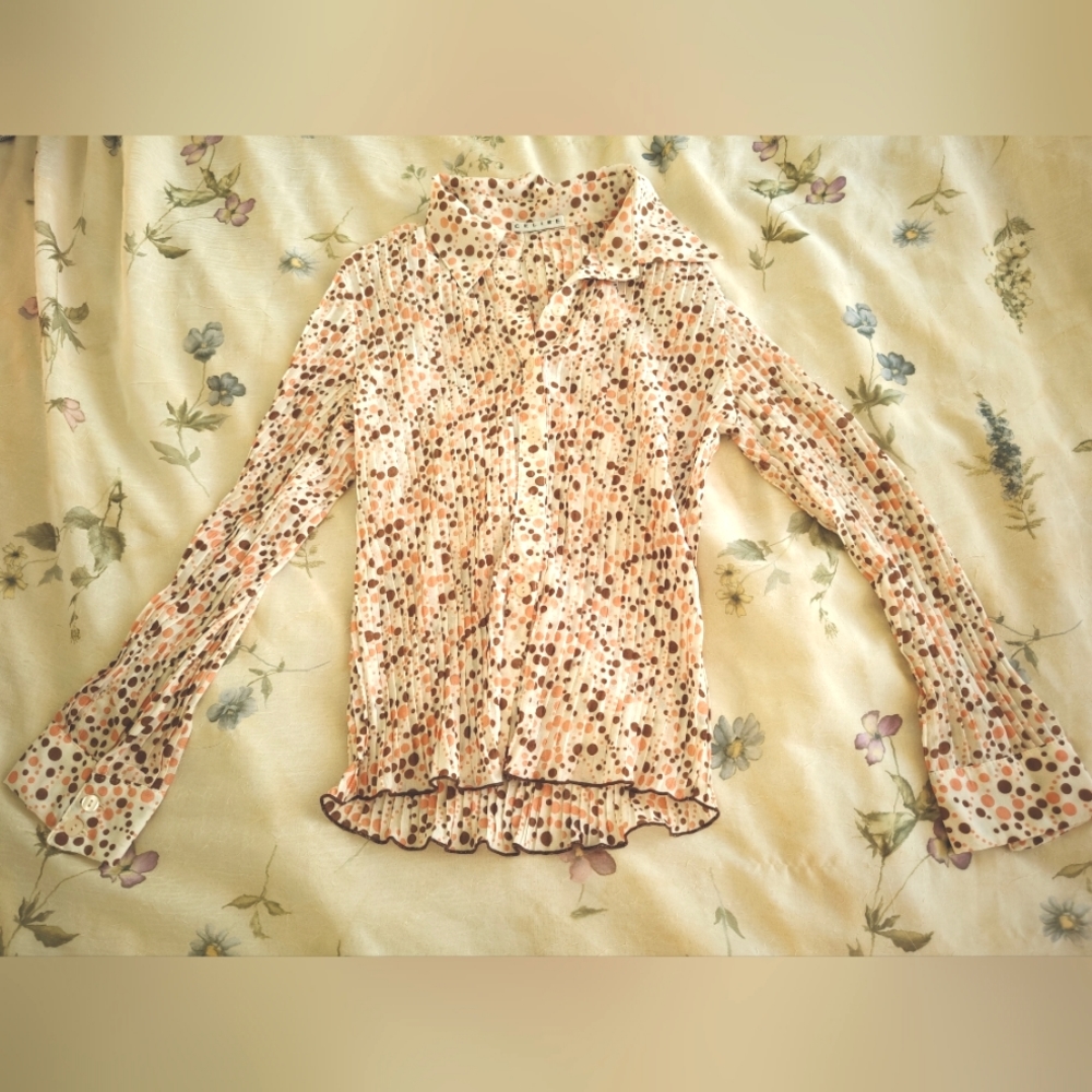 Celine orange dot shirt